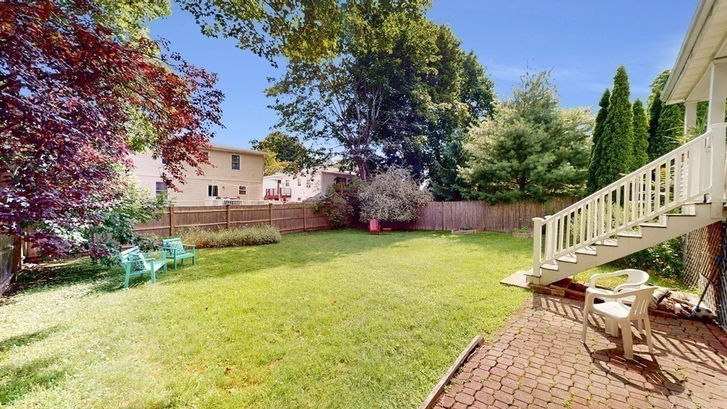 82 Roberts Road Medford, MA 02155 - Photo 26 of 30 a view of a garden with patio