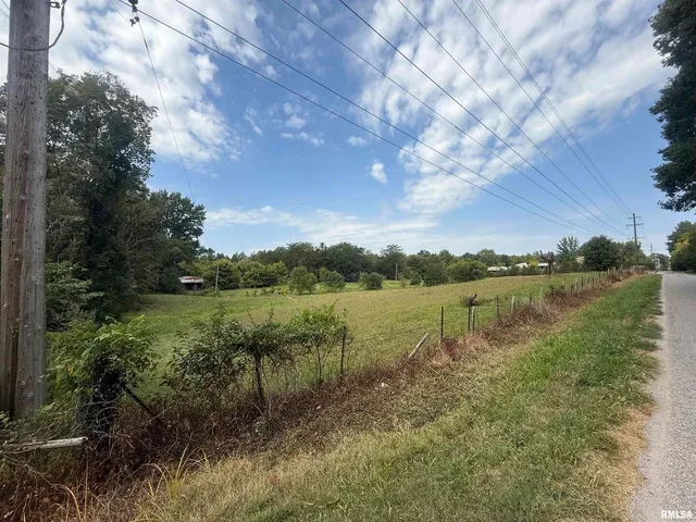 a view of a green yard
