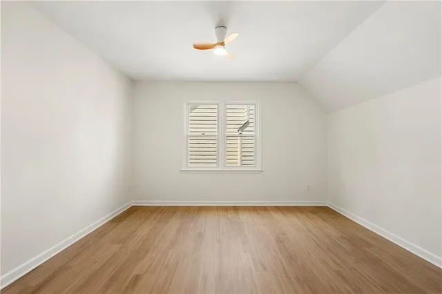 an empty room with window