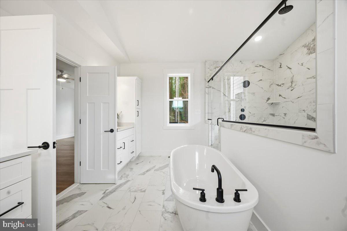 39762 Rivers Edge Lane Lovettsville, VA 20180 - Photo 64 of 118 a bathroom with a sink and mirror with bathtub