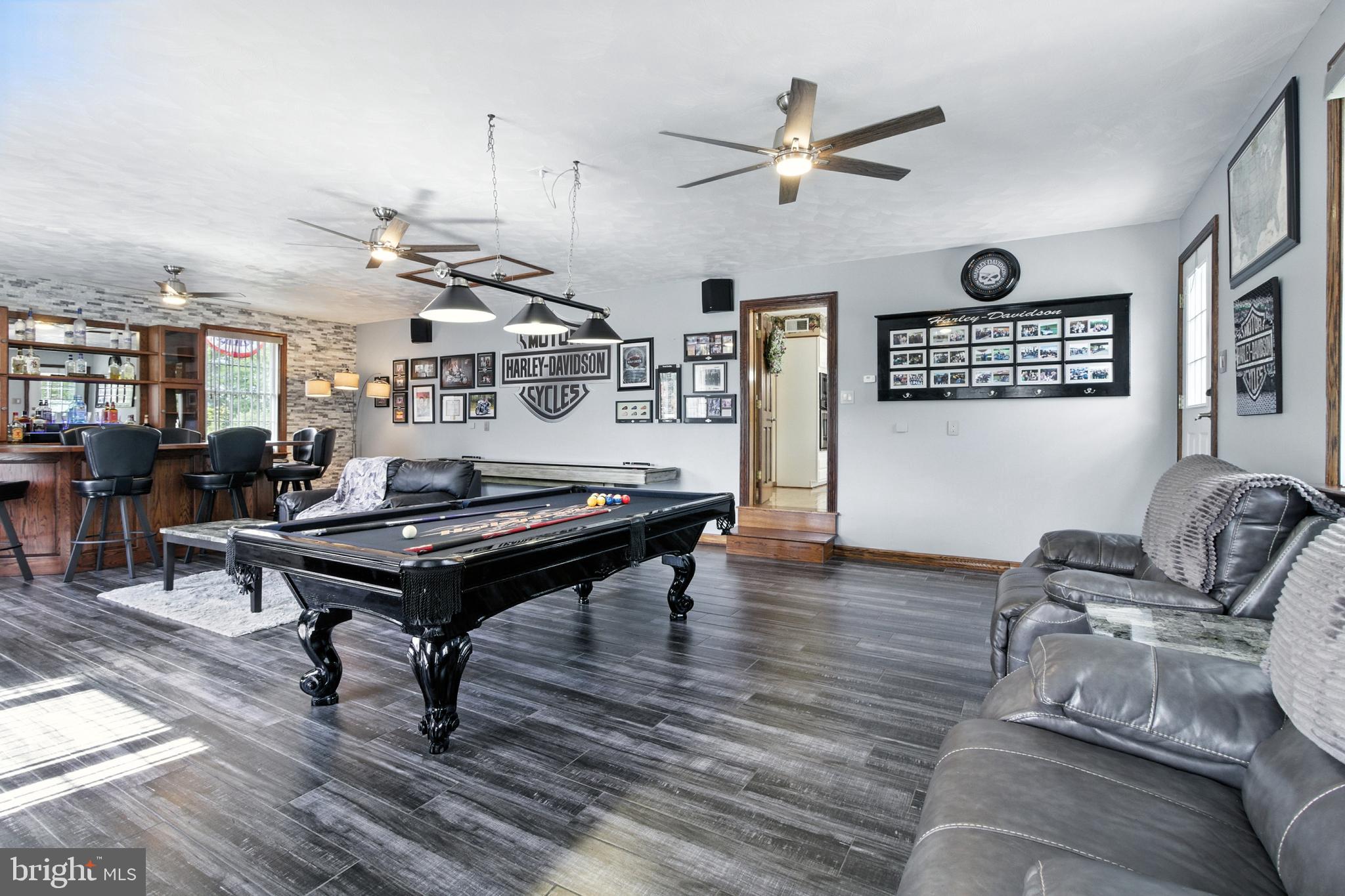 2230 Six Mile Road Philipsburg, PA 16866 - Photo 36 of 70 a living room with furniture pool table and a window