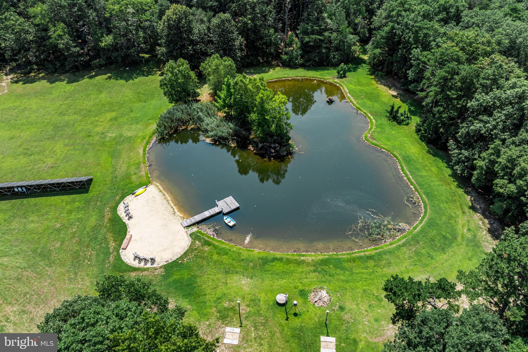 276 Forked Neck Road Shamong, NJ 08088 - Photo 29 of 86 Aerial view of lake