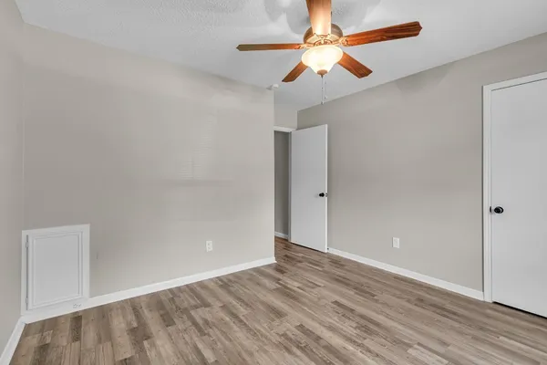 wooden floor in an empty room