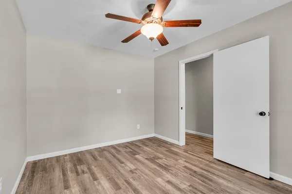 wooden floor in an empty room