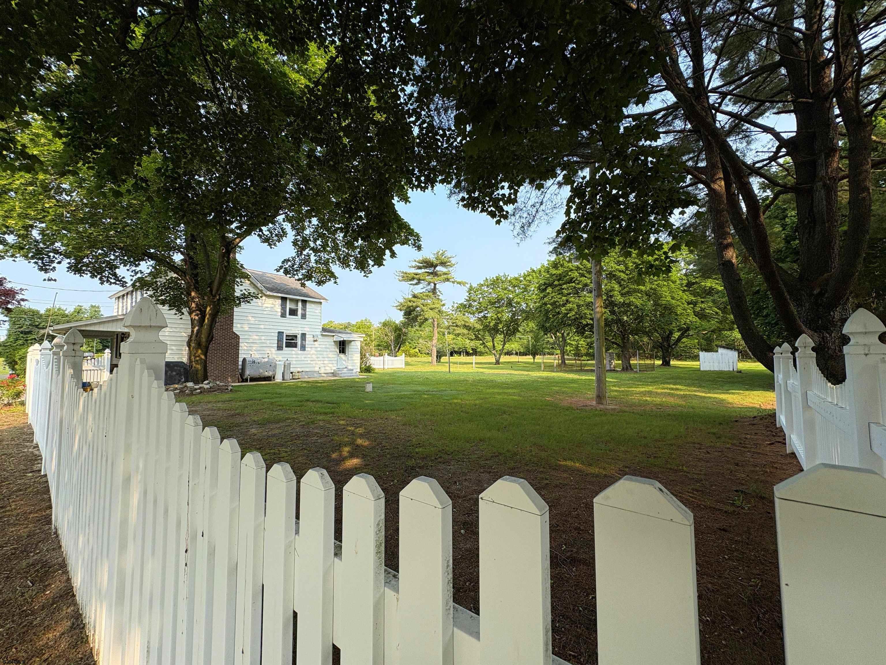301 Broad Street Milmay, NJ 08330 - Photo 3 of 64 a view of a large yard with large trees