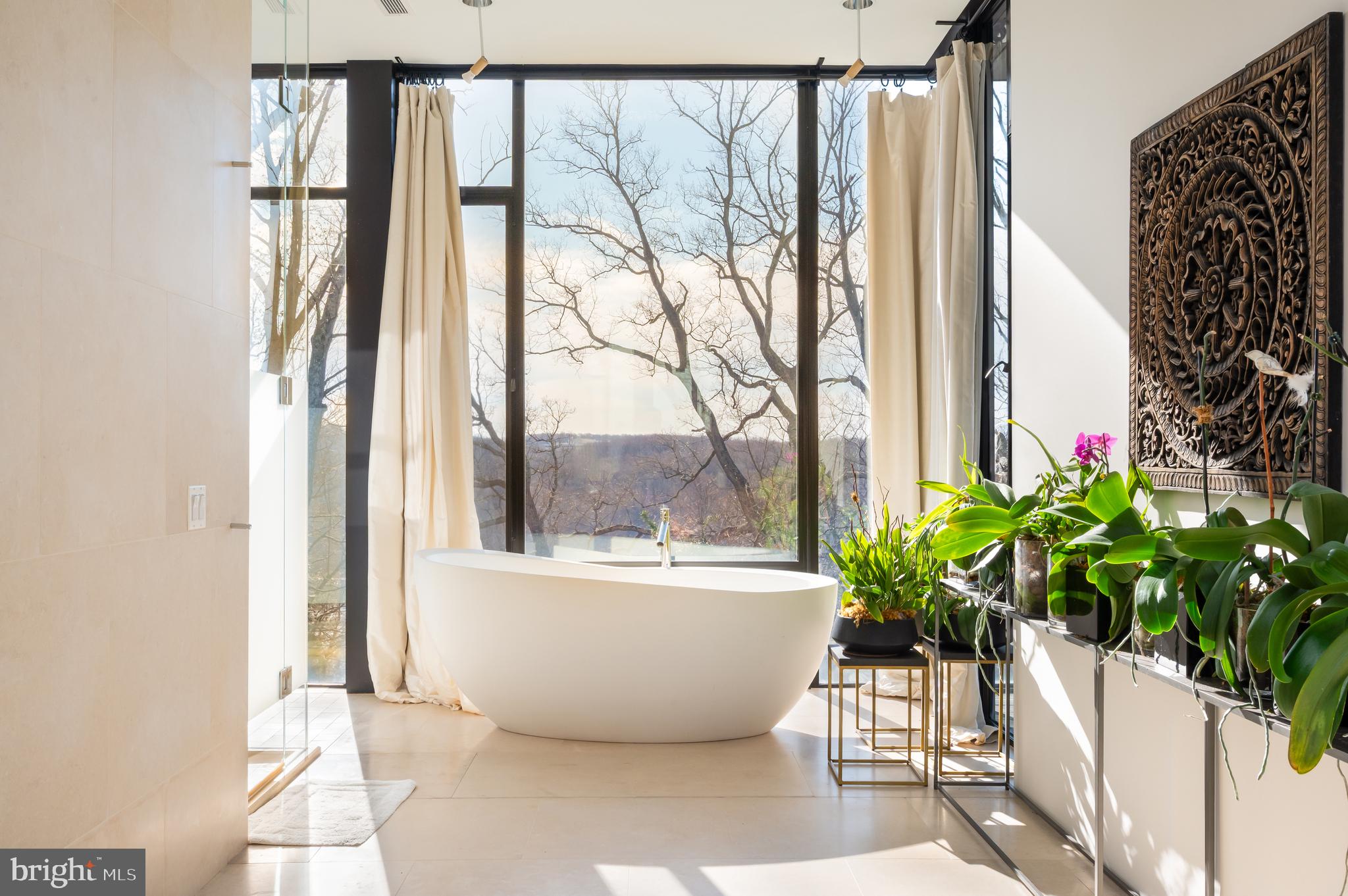 5124 Wissioming Road Bethesda, MD 20816 - Photo 28 of 49 a white bath tub sitting in front of a window