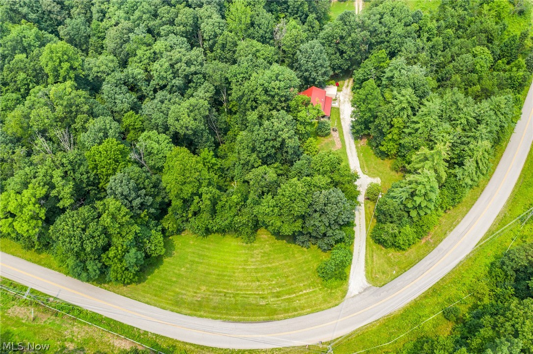 2671 Warren Chapel Road Fleming, OH 45729 - Photo 5 of 35 Aerial view of the 2.35 acres