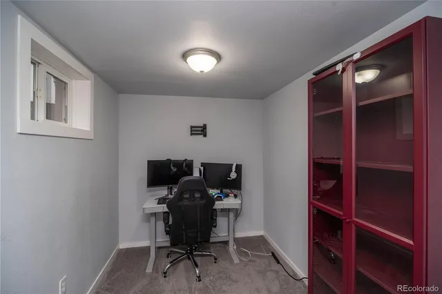 a view of workspace with window