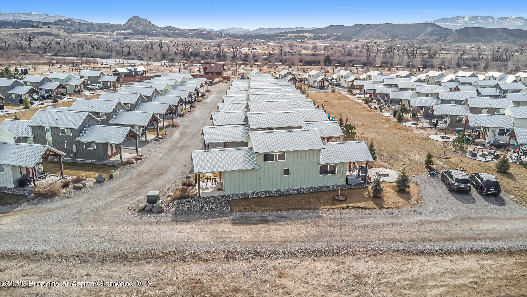 329 River Frontage Road, Unit 44 Silt, CO 81652 - Photo 12 of 17 an aerial view of residential houses with outdoor space