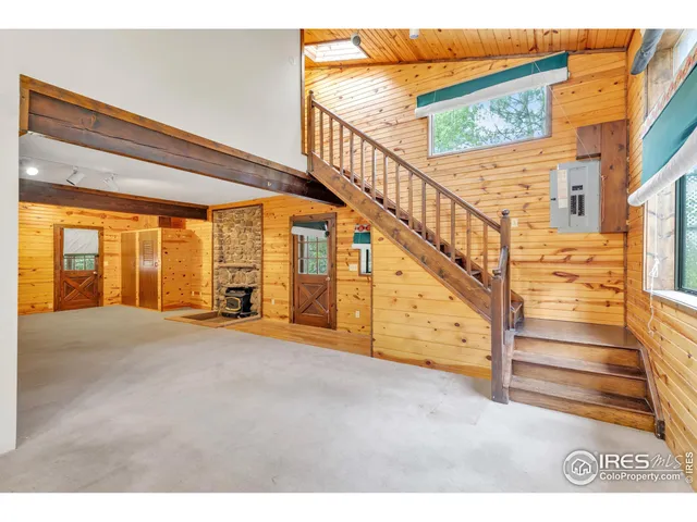 a view of an front door