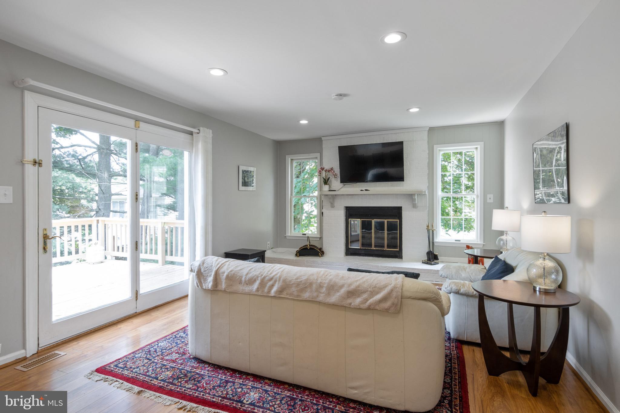 213 Hunters Ridge Road Lutherville-Timonium, MD 21093 - Photo 19 of 40 1st Floor Family Room with Wood Burning Fireplace