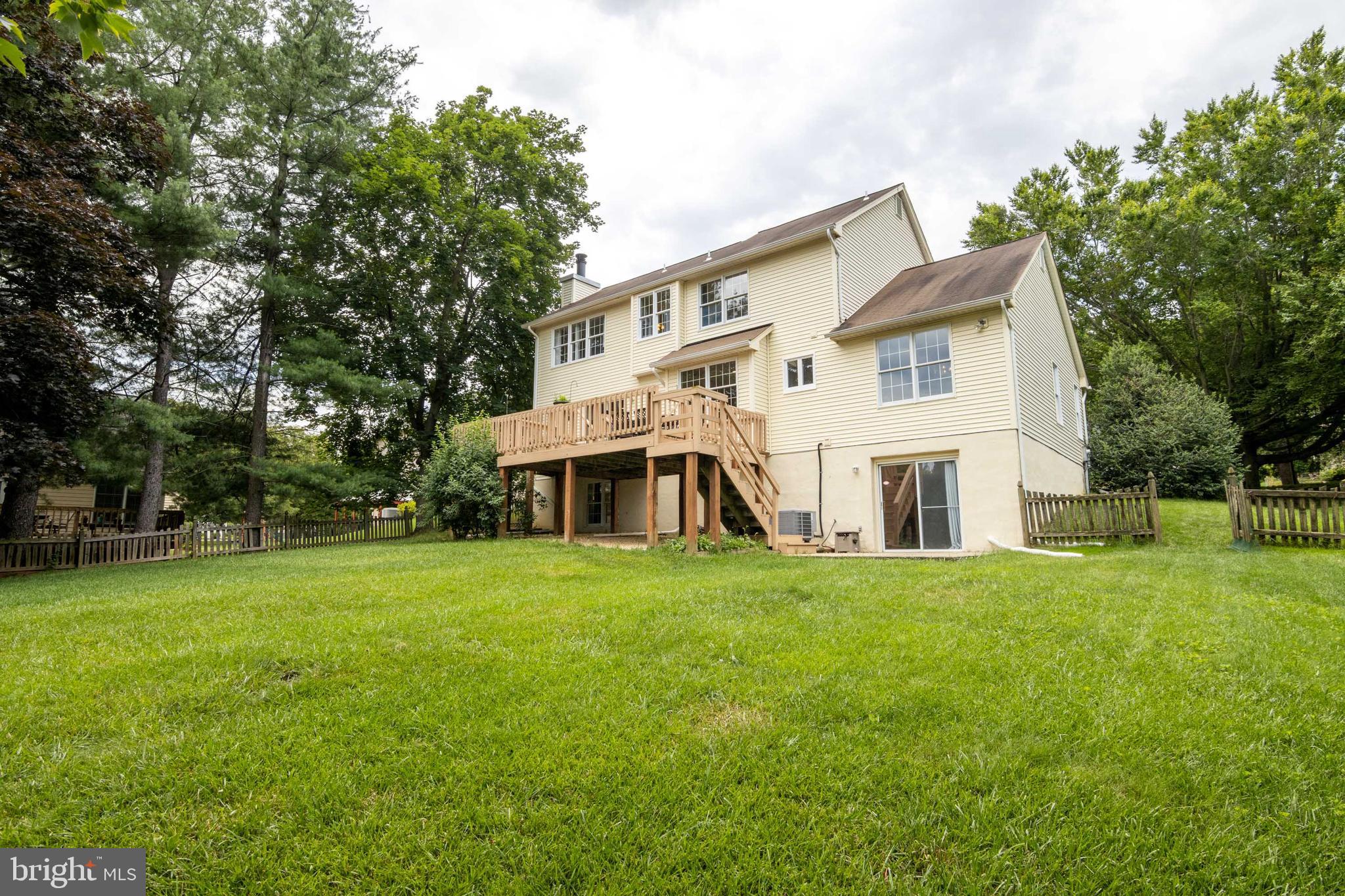 213 Hunters Ridge Road Lutherville-Timonium, MD 21093 - Photo 40 of 40 Back Yard Looking Up at the House
