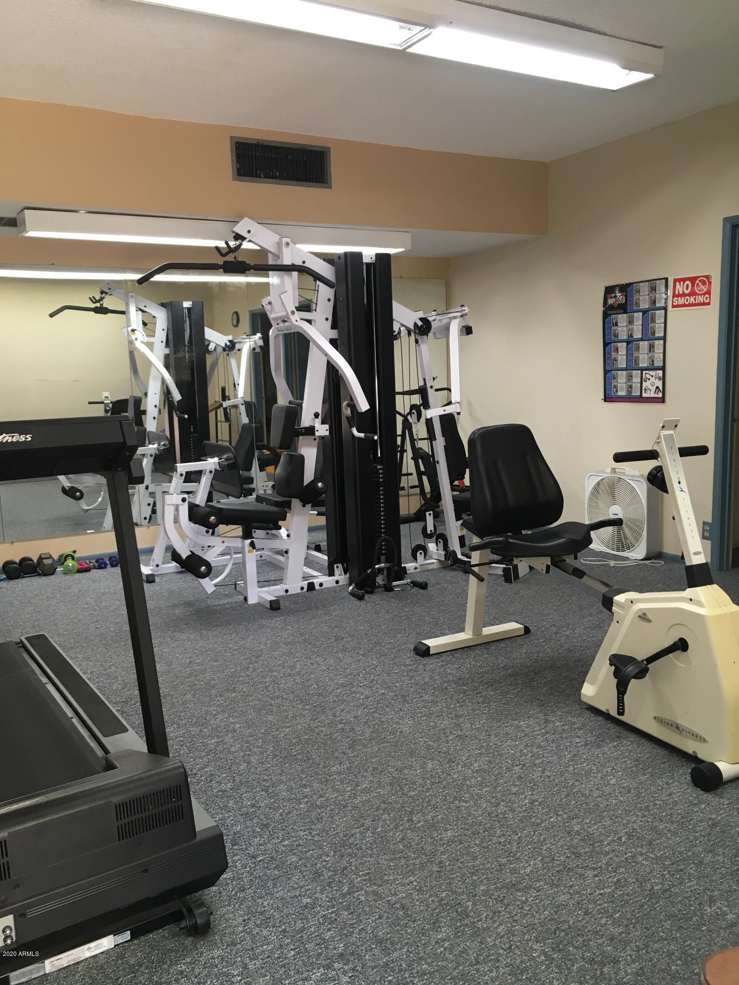 1320 East Bethany Home Road, Unit 35 Phoenix, AZ 85014 - Photo 31 of 33 Workout Room