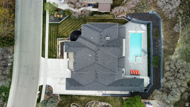 614 East High Lane Alpine, UT 84004 - Photo 20 of 75 Bird's eye view of a pool area