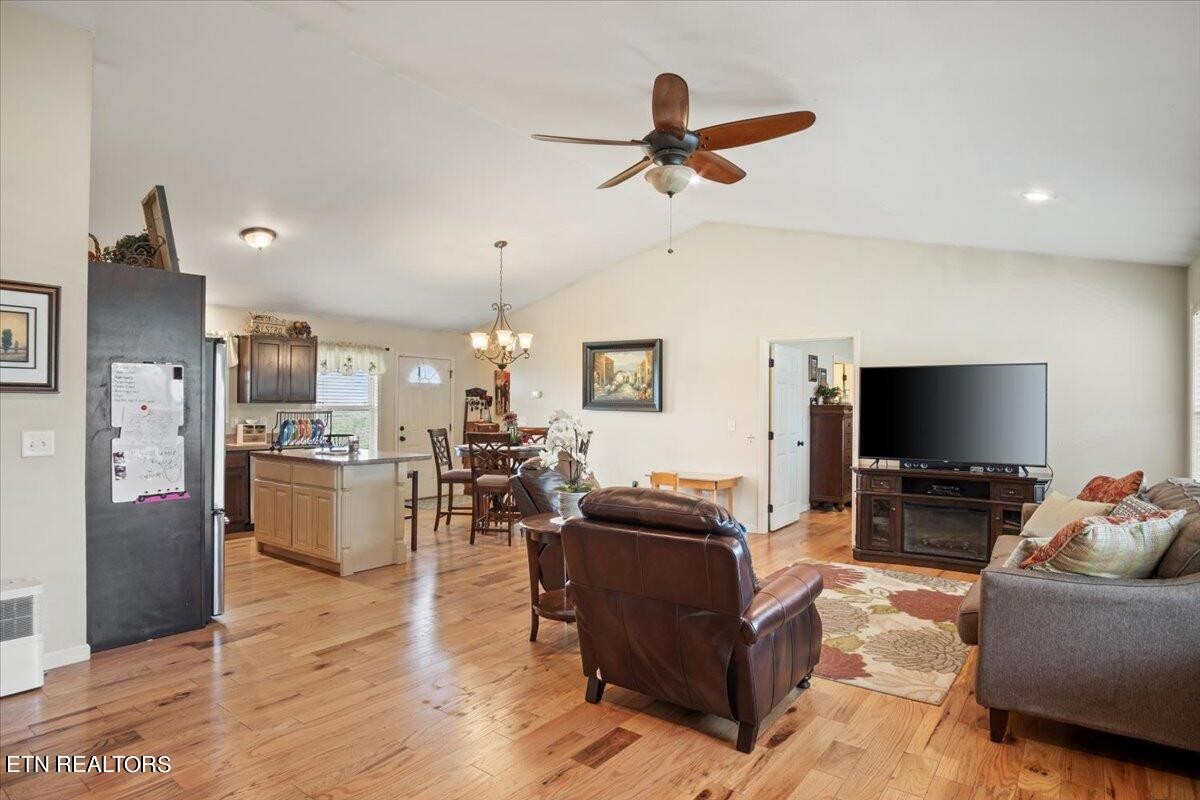 1935 Cozy Road Newport, TN 37821 - Photo 4 of 33 a living room with furniture and a flat screen tv