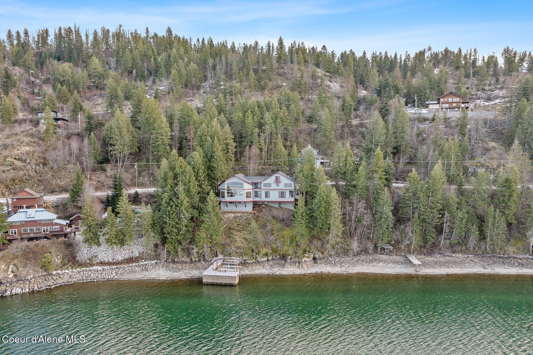 3361 Bottle Bay Road Sagle, ID 83860 - Photo 61 of 70 Aerial_3361BottleBayRd-7