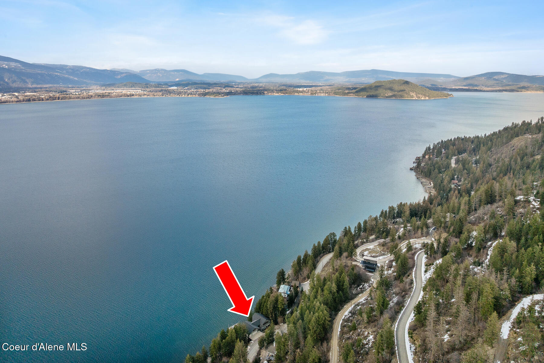 3361 Bottle Bay Road Sagle, ID 83860 - Photo 68 of 70 Aerial_3361BottleBayRd-10_Arrow