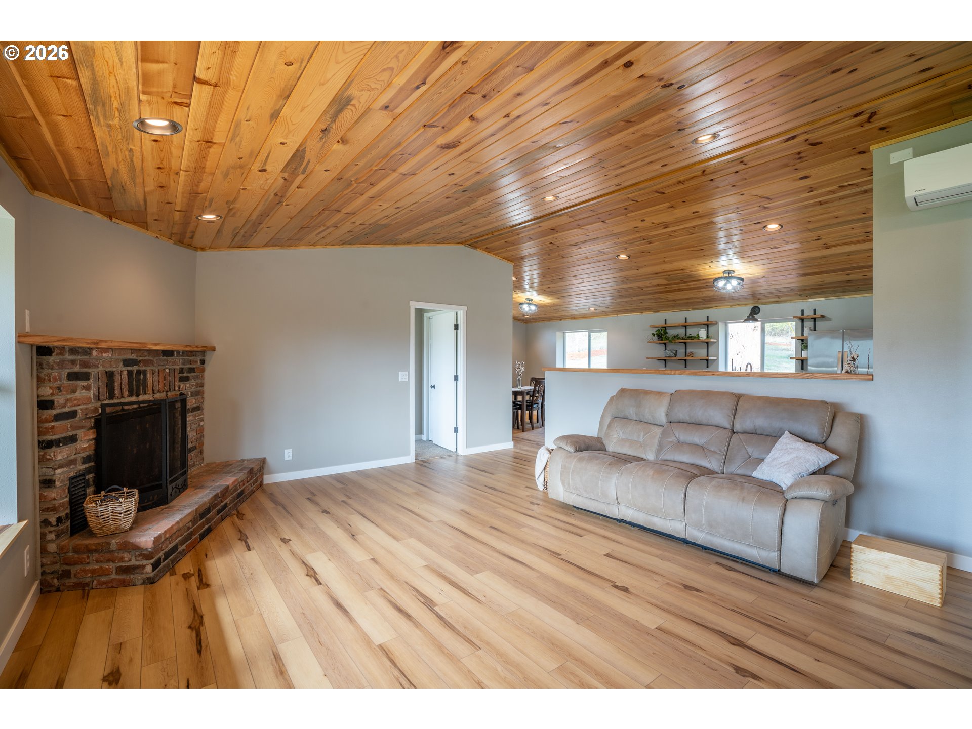 37075 Camp Creek Road Springfield, OR 97478 - Photo 9 of 48 a living room with furniture and a wooden floor