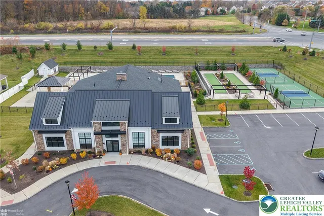 a view of a house with garden