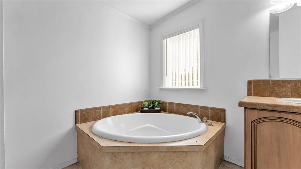 7549 Sinkhole Road Bartow, FL 33830 - Photo 10 of 40 a white bath tub sitting in a bathroom