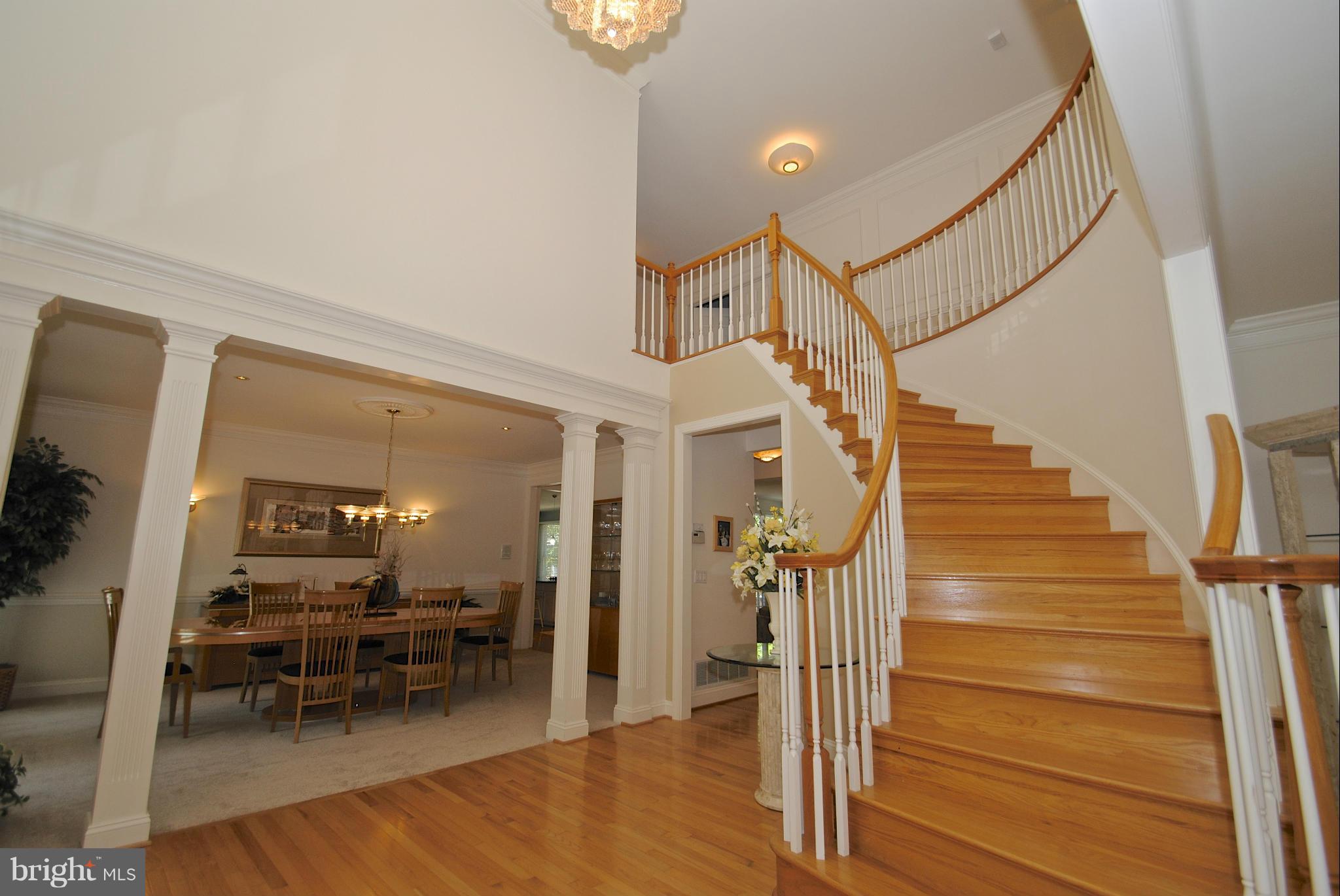 46 Colony Crossing Edgewater, MD 21037 - Photo 4 of 30 Elegant two story foyer w/ curved staircase