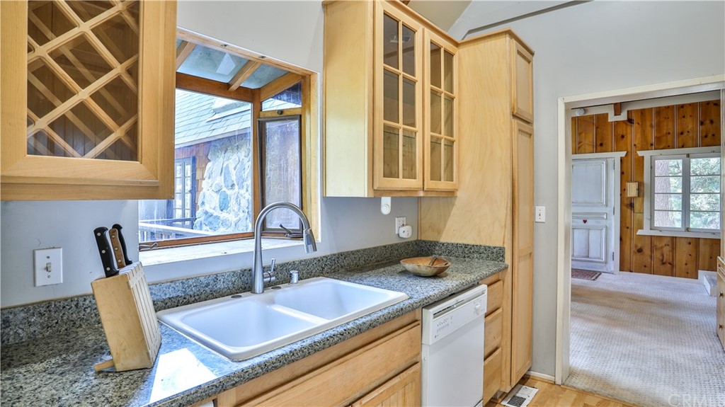 35 Manker Flats Mt Baldy, CA 91759 - Photo 22 of 48 a kitchen with a sink and a window