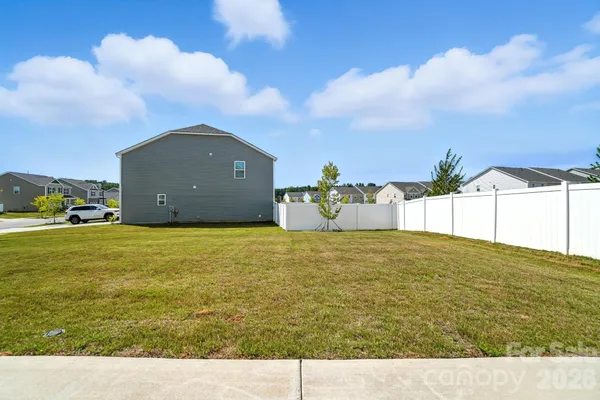 a view of a big yard