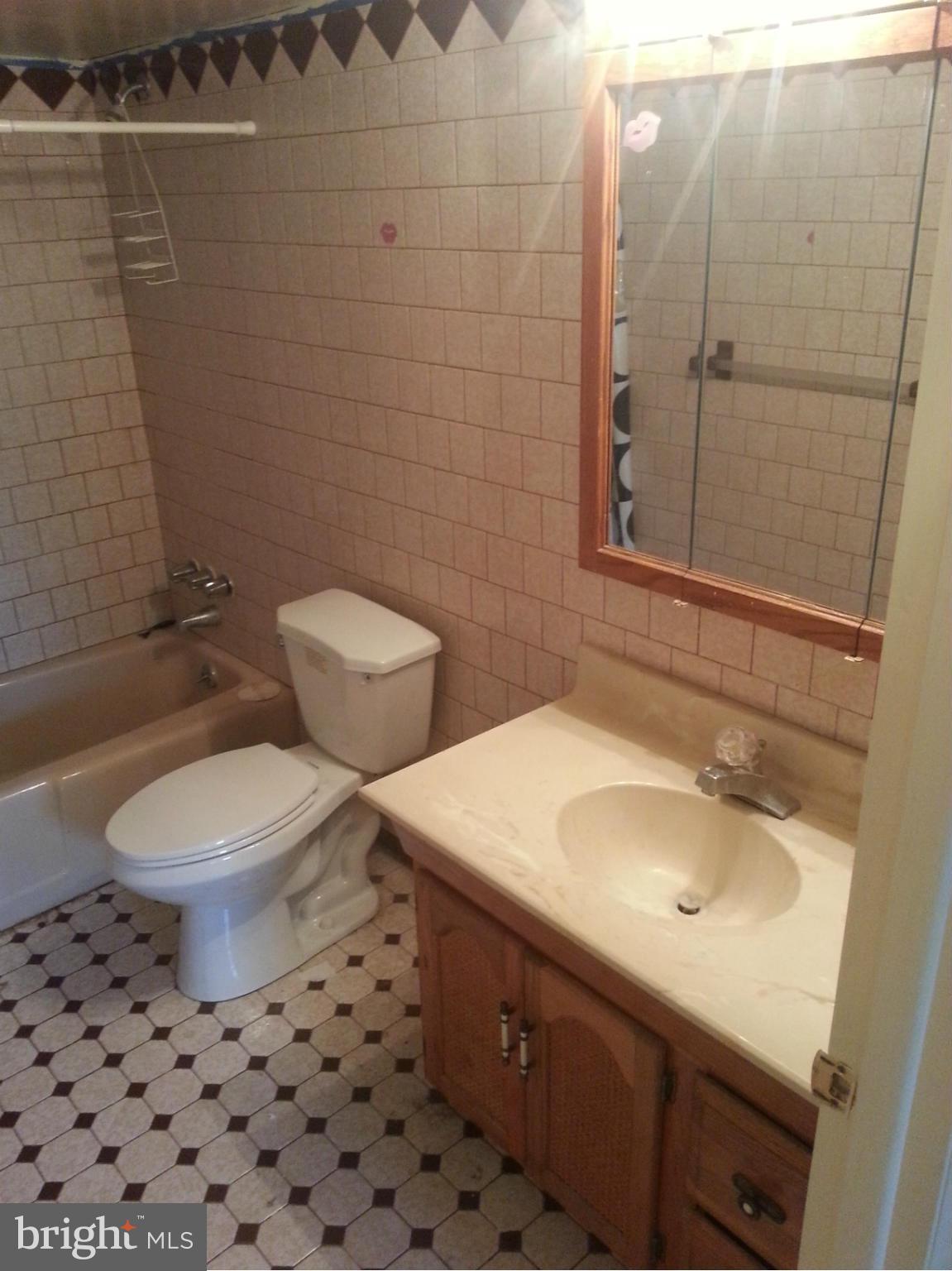 6707 Fordcrest Road Baltimore, MD 21237 - Photo 15 of 21 a bathroom with a sink a toilet and shower