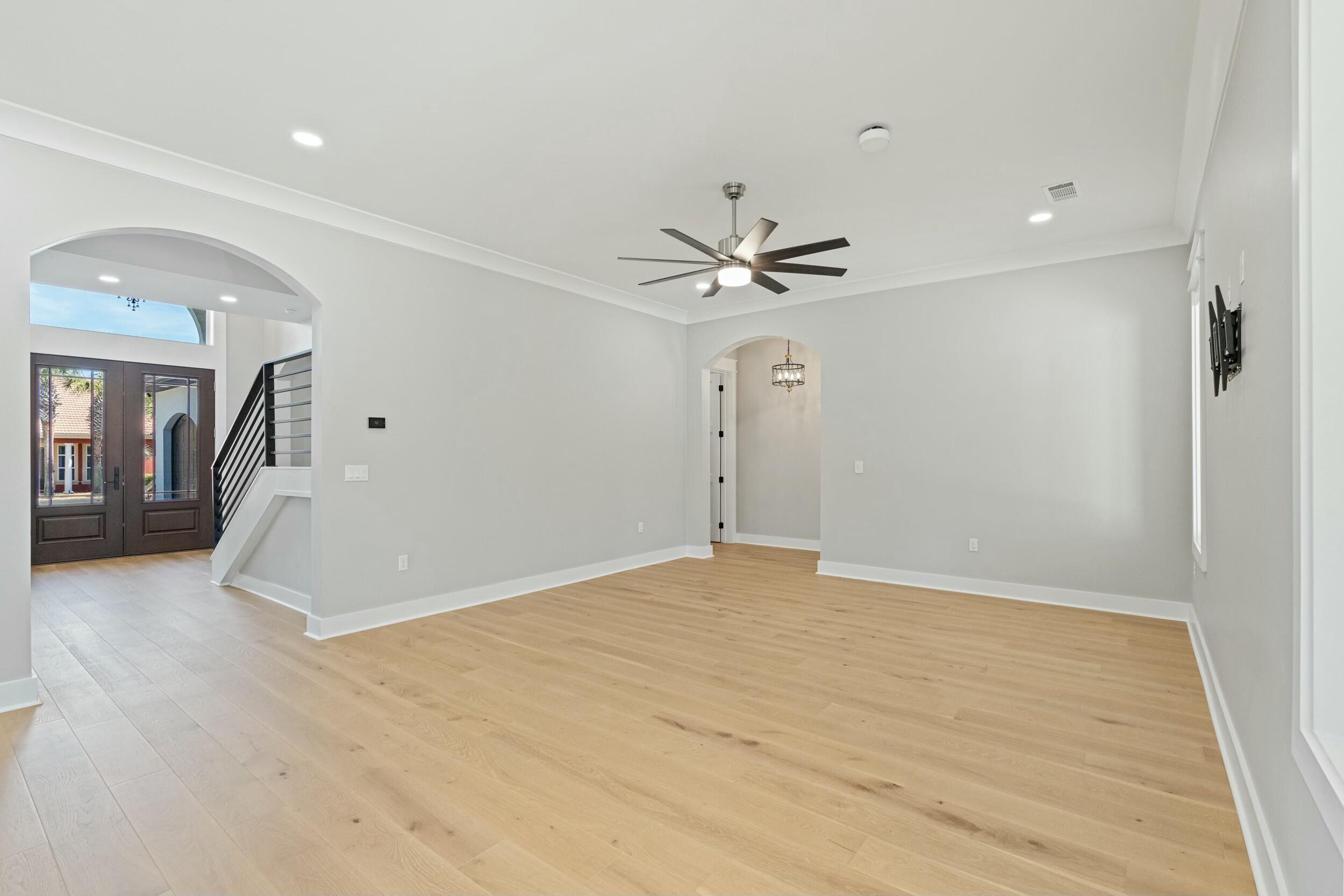 198 Emerald Ridge Santa Rosa Beach, FL 32459 - Photo 26 of 66 an empty room with fan and entrance