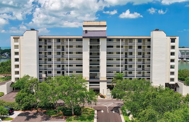 a front view of a building