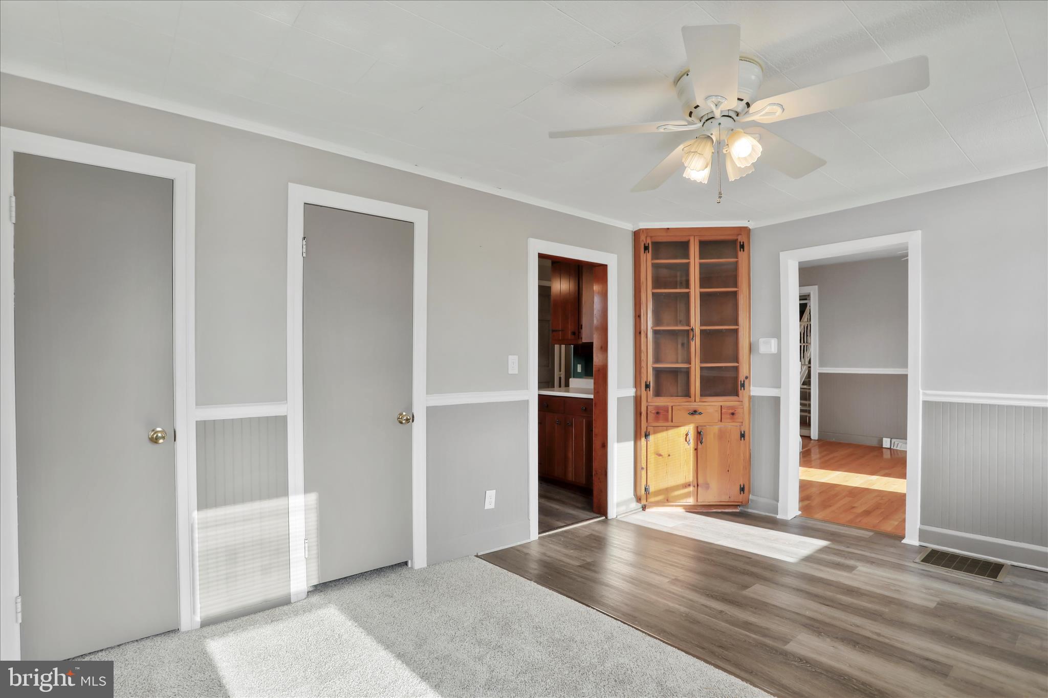 21938 Durberry Road Smithsburg, MD 21783 - Photo 14 of 55 an empty room with closet and a ceiling fan
