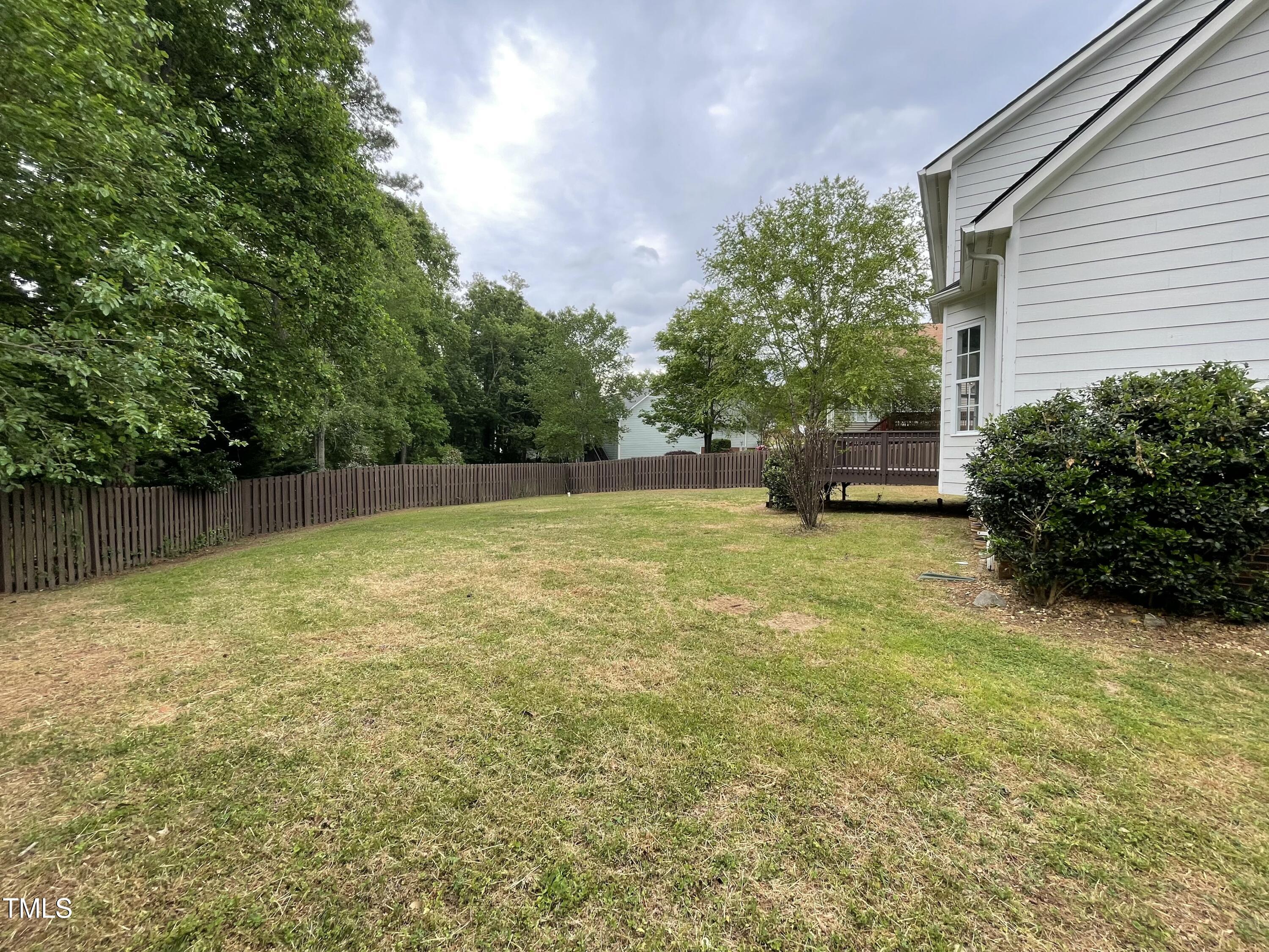 2708 Tryon Pines Drive Raleigh, NC 27603 - Photo 24 of 29 Backyard - 2708 Tryon Pines