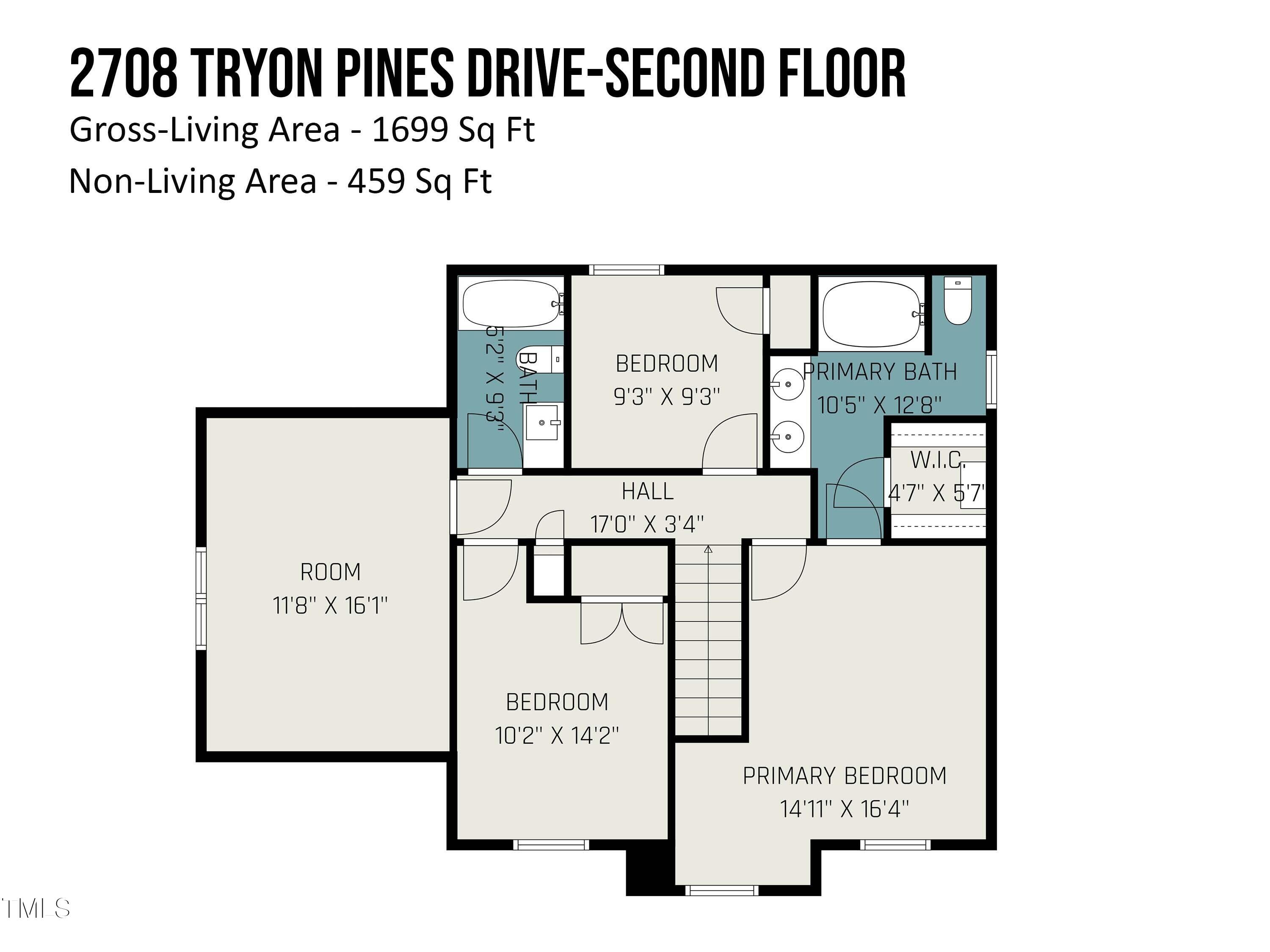 2708 Tryon Pines Drive Raleigh, NC 27603 - Photo 4 of 29 2708_tryon_pines_drive-second_floor_630