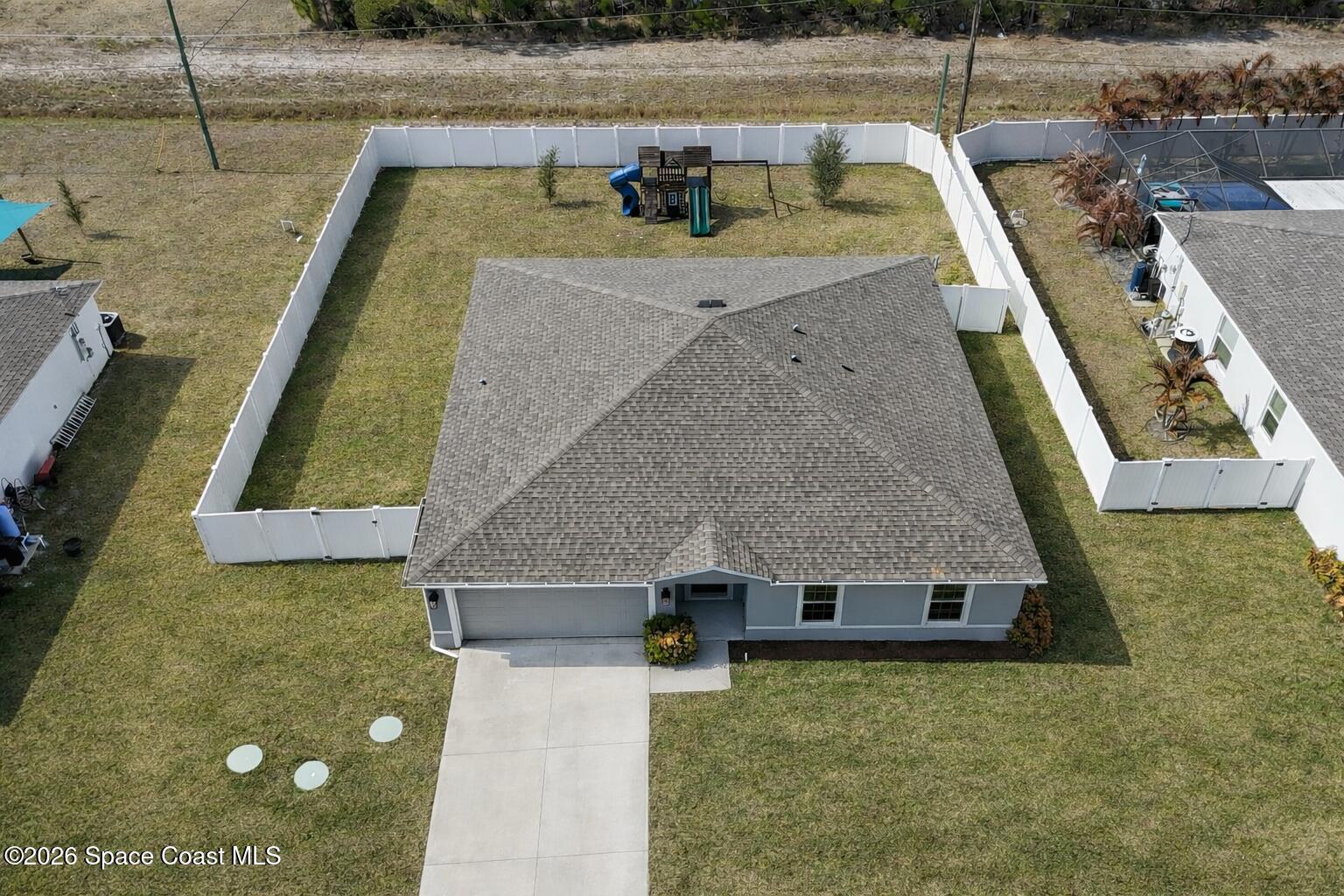 2926 Tishman Road Southeast Palm Bay, FL 32909 - Photo 25 of 29 Front Arial Photo