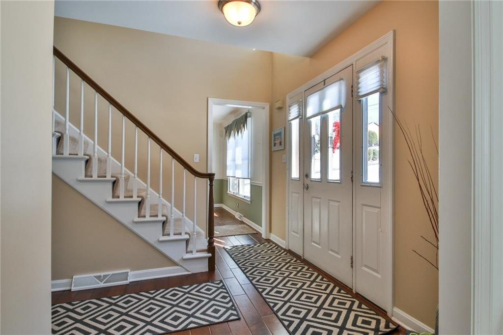 556 Center Church Road Canonsburg, PA 15317 - Photo 2 of 18 Open foyer with tons of natural light and and beautiful hard wood floors.