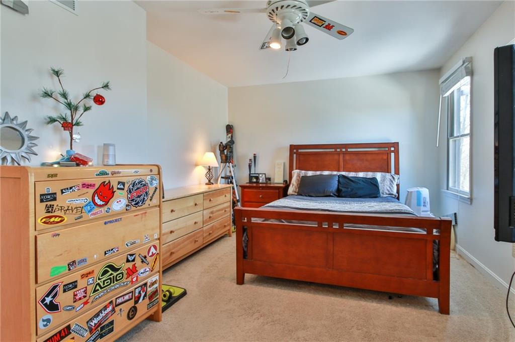 556 Center Church Road Canonsburg, PA 15317 - Photo 14 of 18 Large 2nd floor bedroom with ample closet space and natural light.