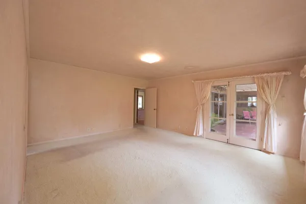 a view of empty room