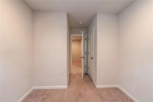 a view of an empty room
