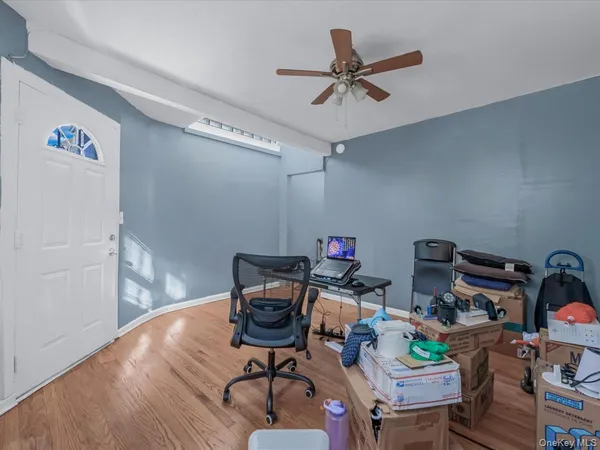 a workspace with furniture and workspace