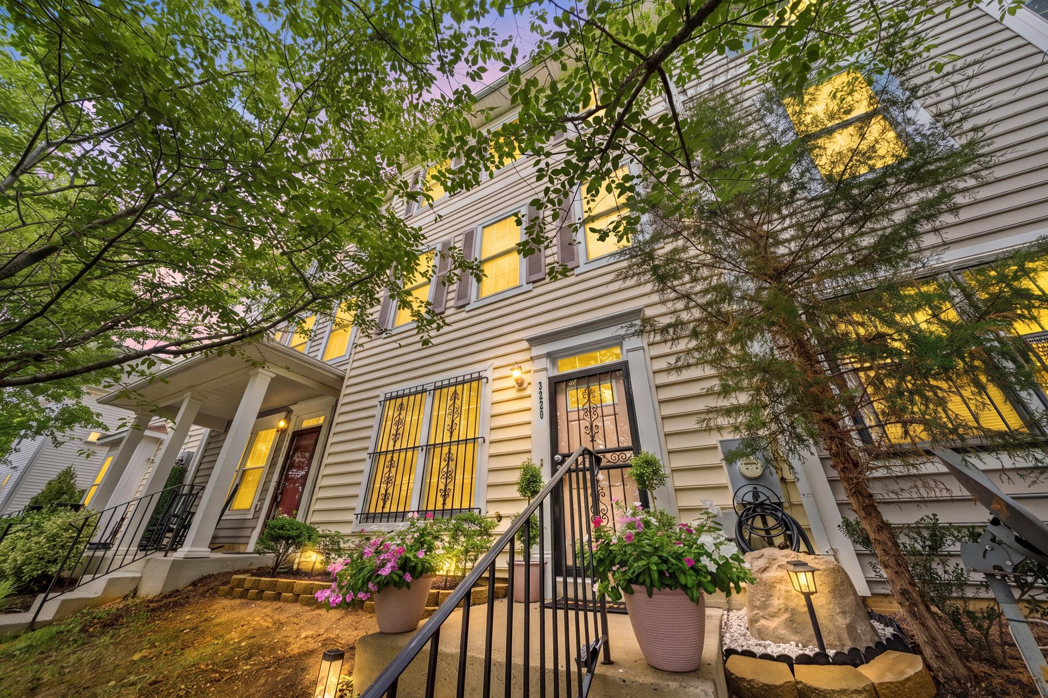 3220 15th Place Southeast Washington, DC 20020 - Photo 2 of 34 Beautifully Blooming Townhome at Twilight