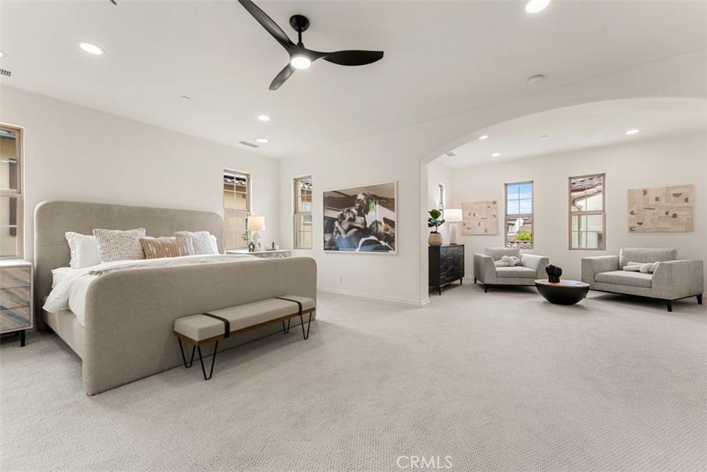 21 Via Nerisa San Clemente, CA 92673 - Photo 27 of 54 a bedroom with furniture and a large window