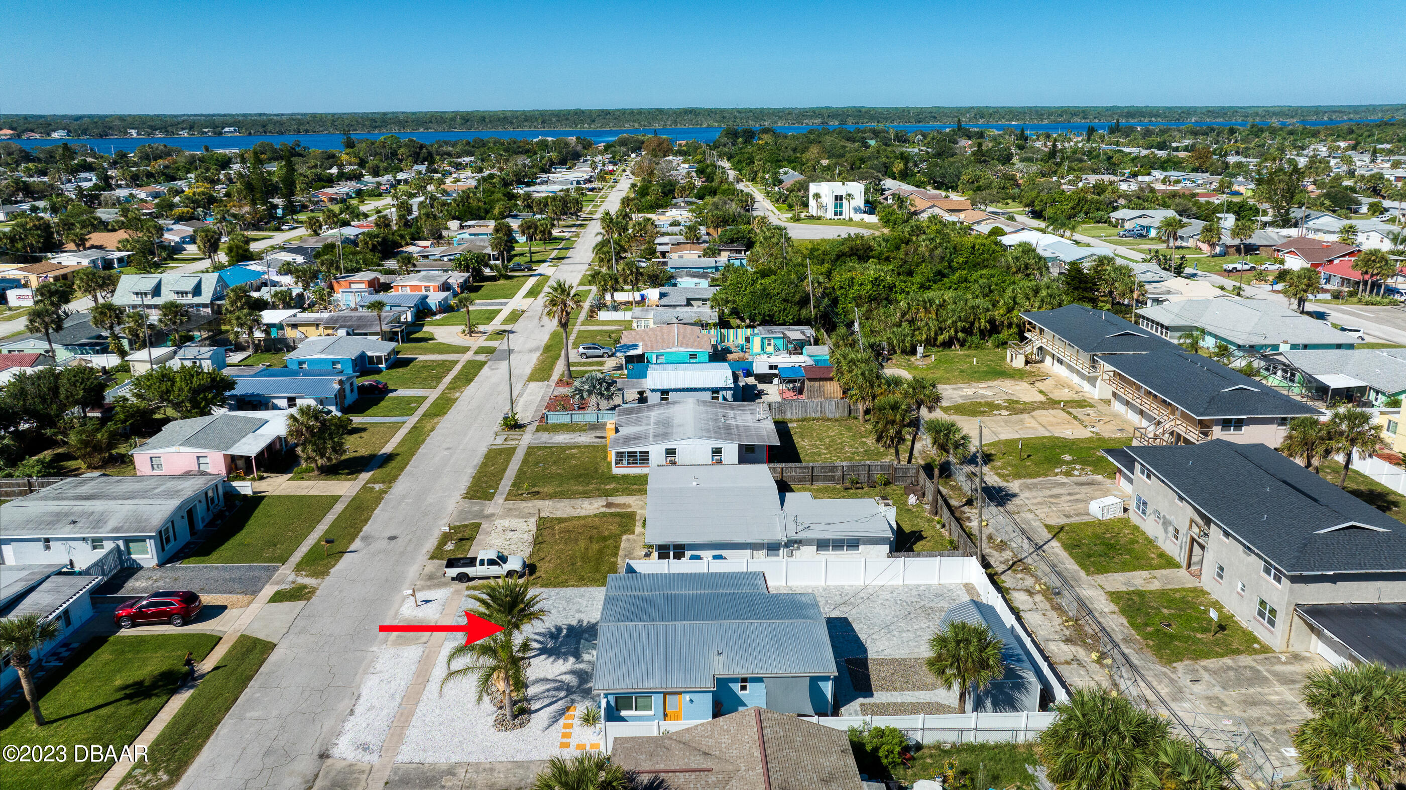 103 Roberta Road Ormond Beach, FL 32176 - Photo 38 of 56 an aerial view of residential houses with outdoor space