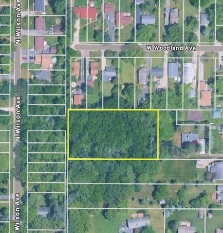 a view of a building from a window