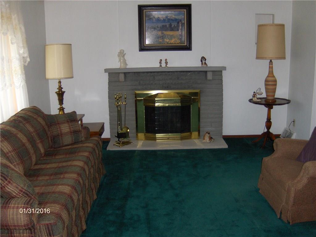 820 Phillis Road Bulger, PA 15019 - Photo 3 of 22 Living room with fireplace