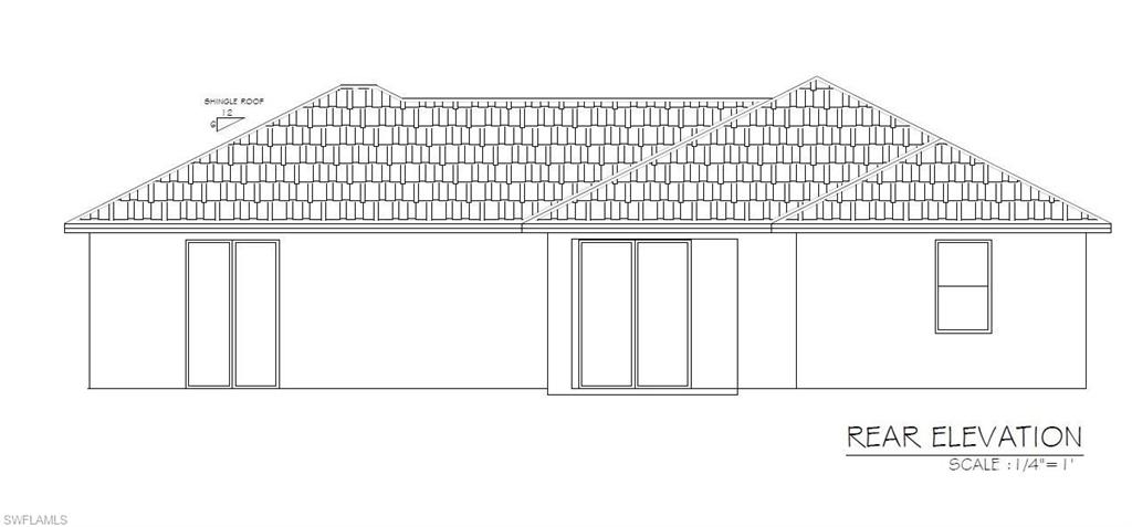 3907 Ordnance Road Lehigh Acres, FL 33971 - Photo 4 of 4 a black and white photo of a black white wall