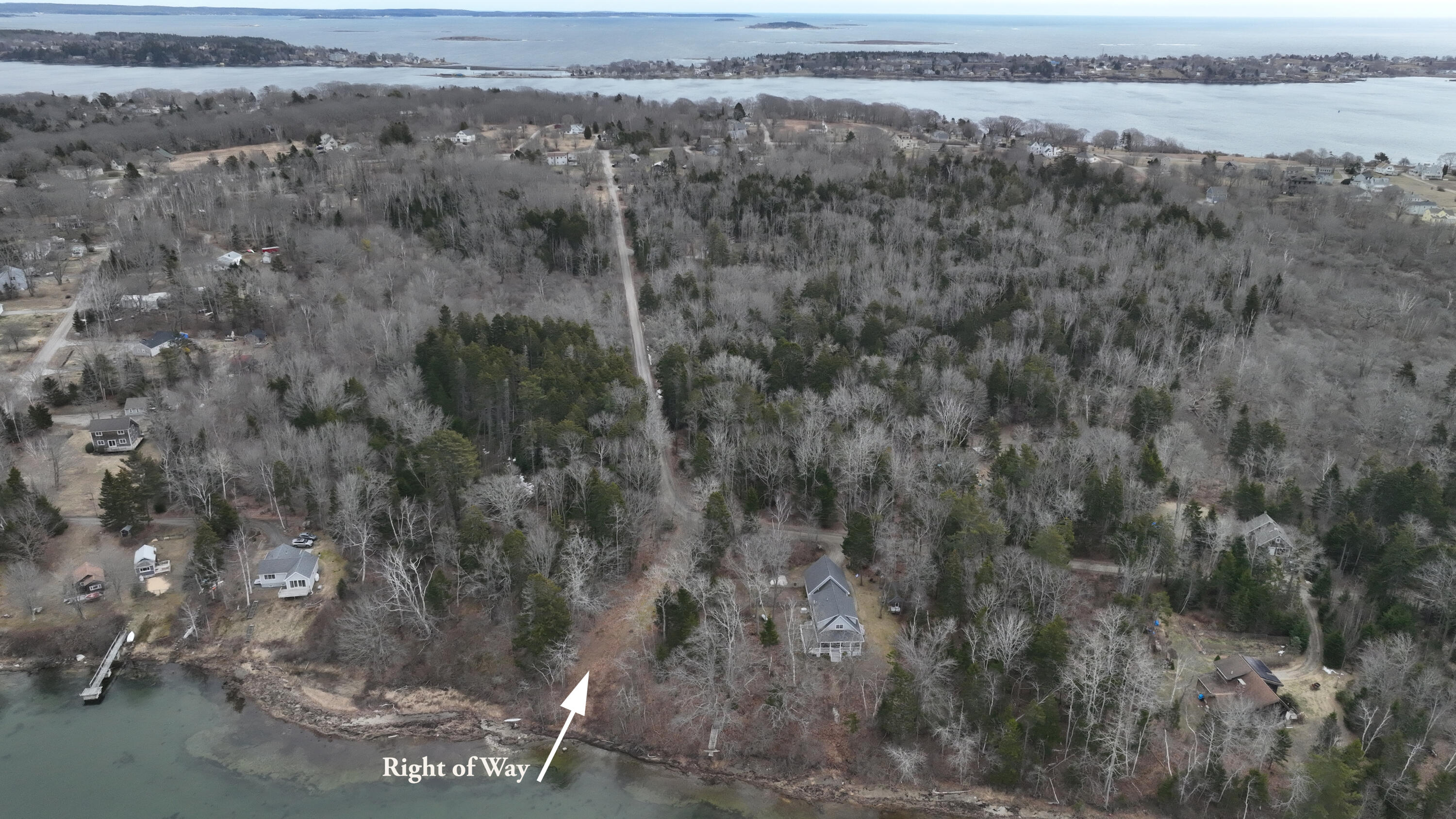 Lot 2 Austin Point Road Harpswell, ME 04079 - Photo 4 of 15 DJI_0704_Right of Way