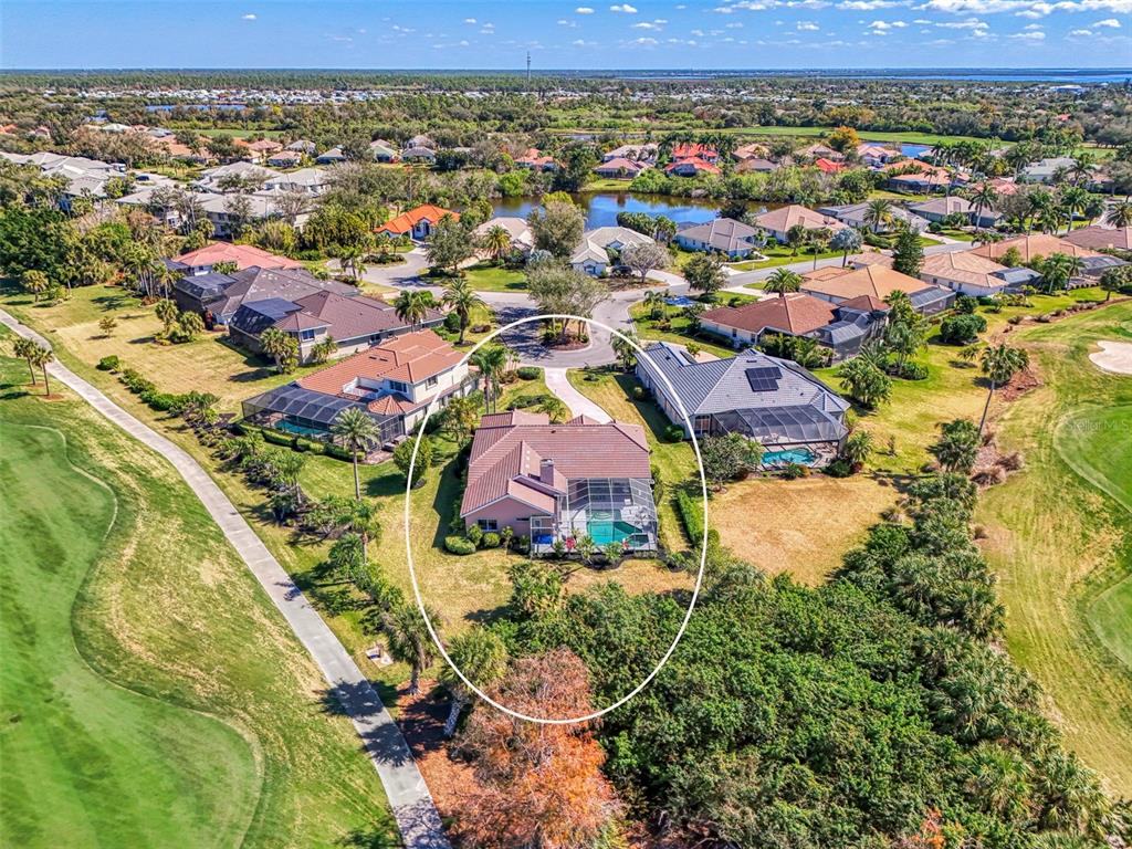 3634 Pennyroyal Road Port Charlotte, FL 33953 - Photo 55 of 91 an aerial view of residential houses with outdoor space