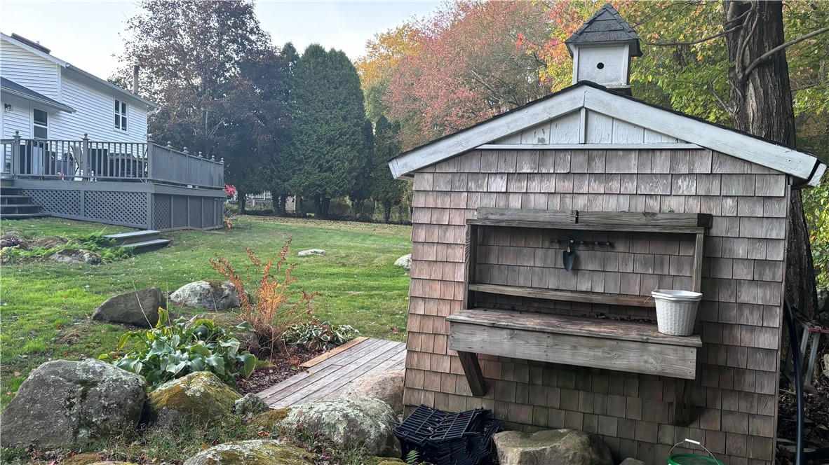 13 Fields View Road Westerly, RI 02808 - Photo 42 of 42 Shed with Garding table.