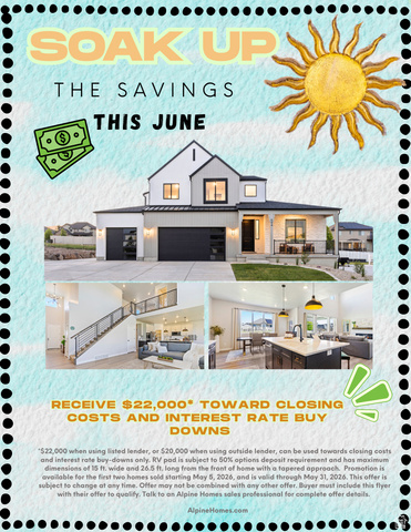 2633 Scarlet Road, Unit 259 Eagle Mountain, UT 84005 - Photo 4 of 46 Promotional Flyer. Outlining financial incentives and terms for property acquisition