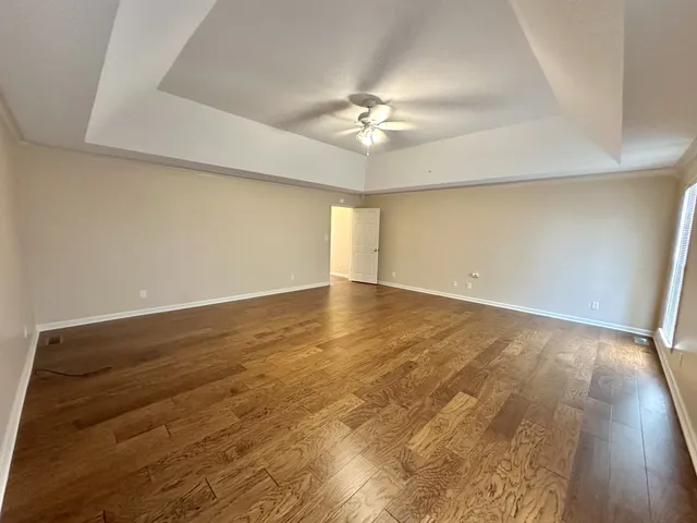 wooden floor in an empty room
